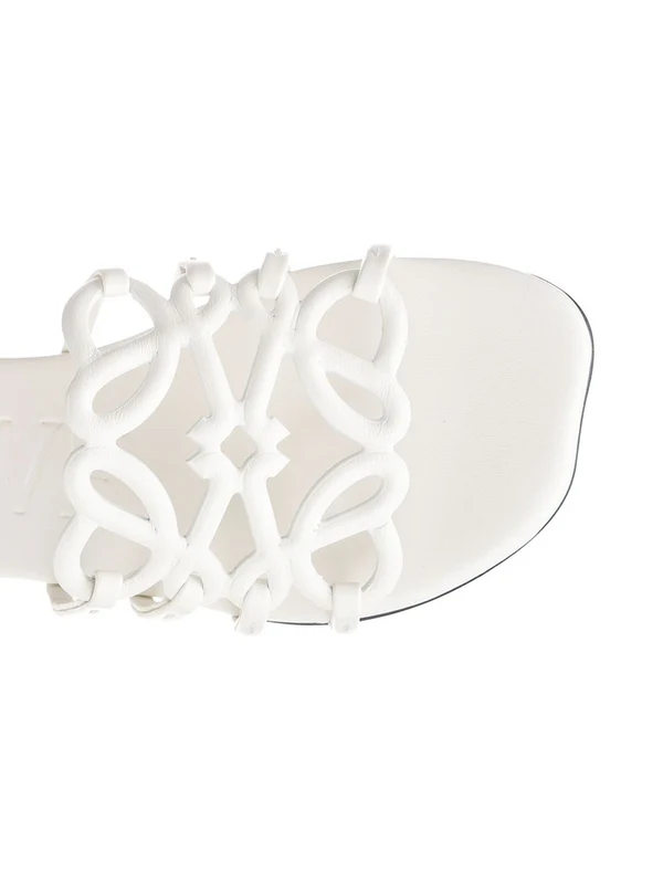 PETAL Anagram Band Leather Slides - Image 4