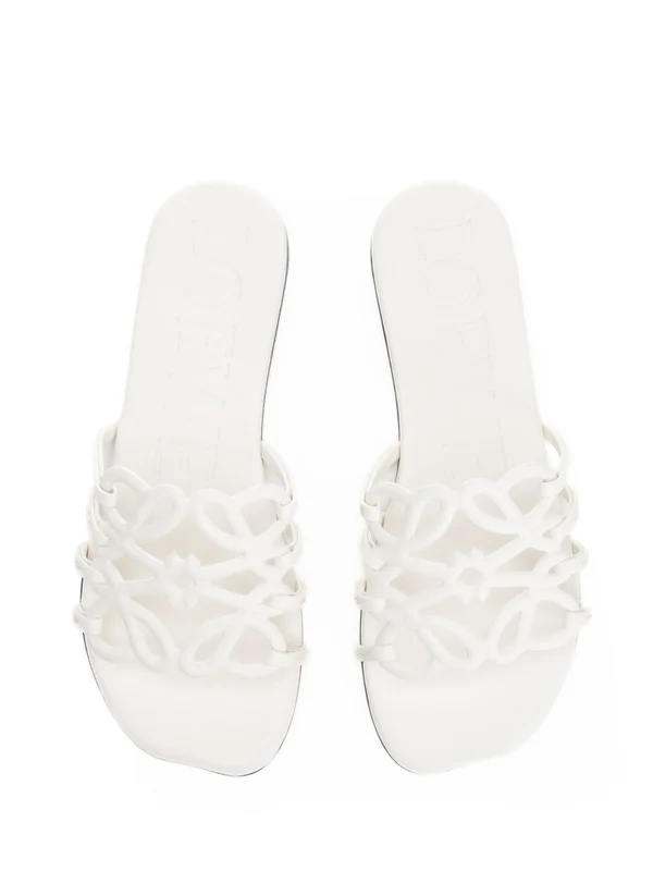 PETAL Anagram Band Leather Slides - Image 5
