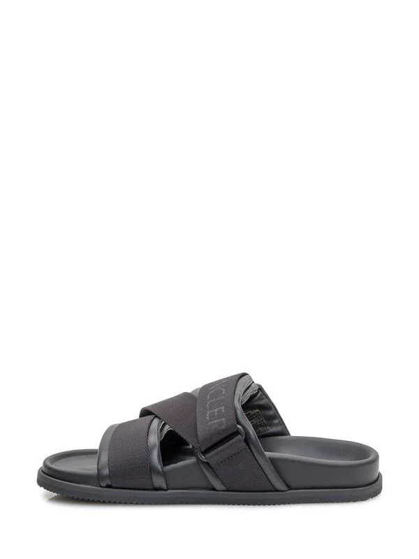 Logo Patch Double Buckle Sandals - Image 4