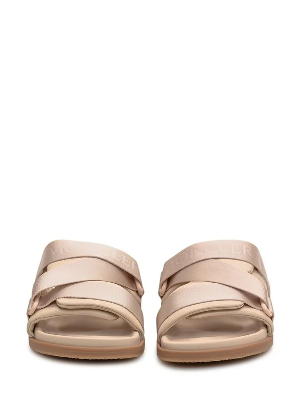 Logo Patch Double Buckle Sandals - Image 2