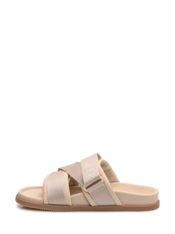 Logo Patch Double Buckle Sandals - Image 4