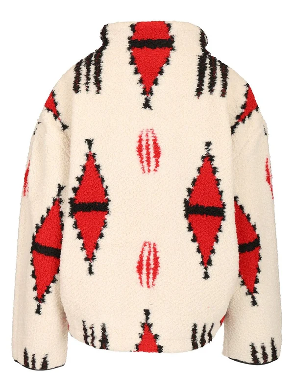 High-Neck Short Fleece Jacket - Image 2
