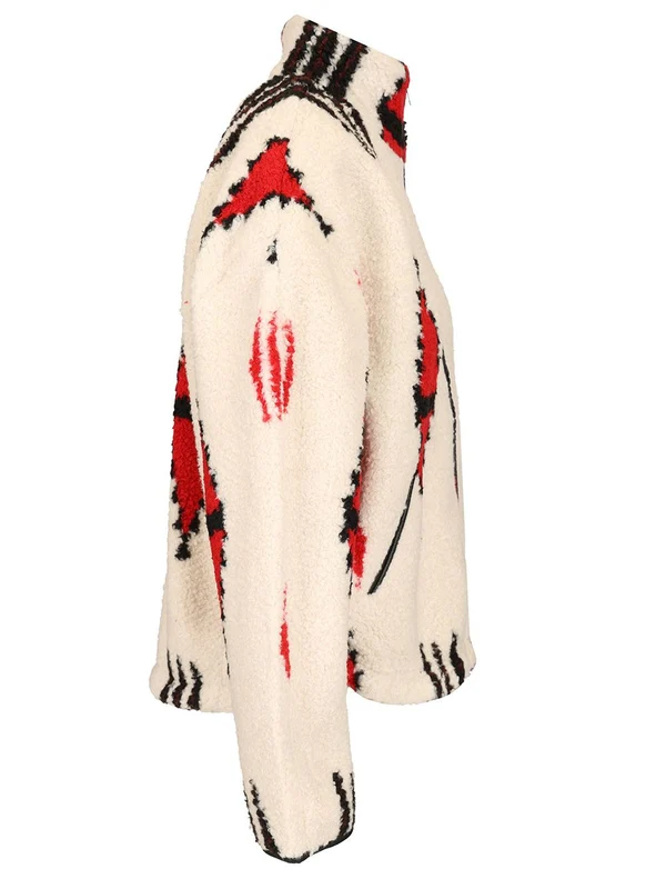 High-Neck Short Fleece Jacket - Image 3