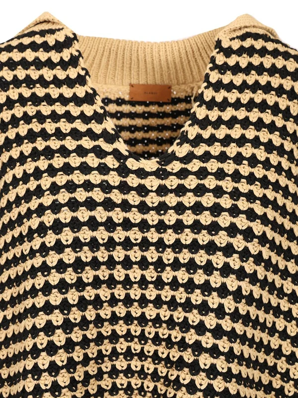 Tropical Shadow V-Neck Knit - Image 4
