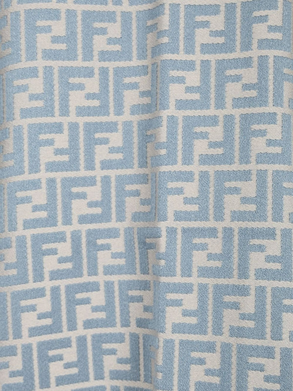 All-Over FF Logo Wool Silk Cape - Image 6