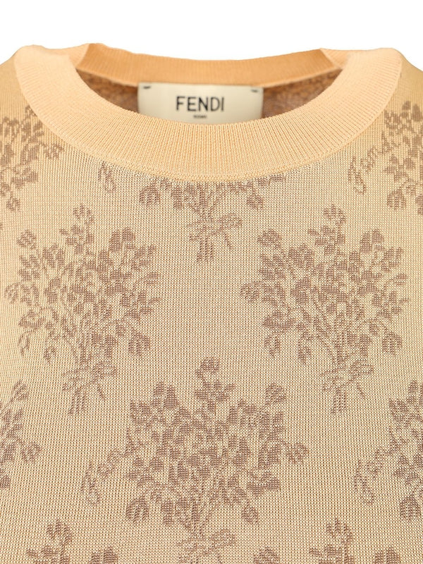 BOUQUET Jacquard Short Sleeve Knit - Image 3