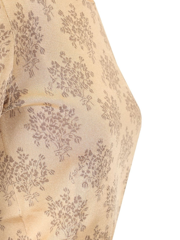 BOUQUET Jacquard Short Sleeve Knit - Image 4