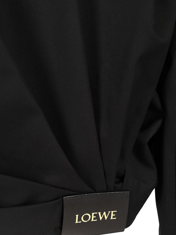 Draped Cotton Silk Jacket - Image 5