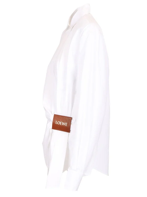 Logo Patch Draped Shirt - Image 3