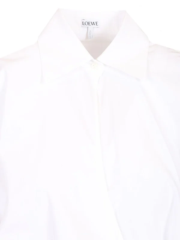 Logo Patch Draped Shirt - Image 4