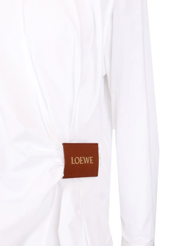 Logo Patch Draped Shirt - Image 5