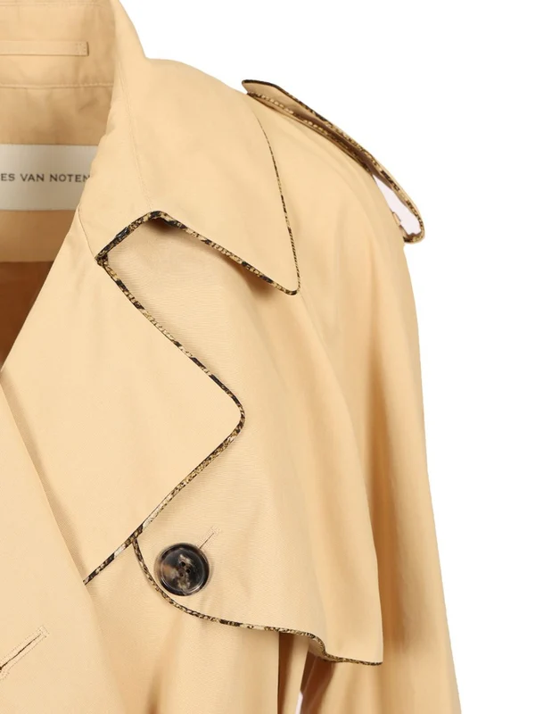 RISTO Cotton Gabardine Trench Coat - Image 4