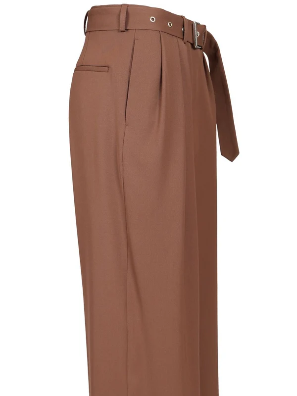 PEACHES Belted Wool Pants - Image 4