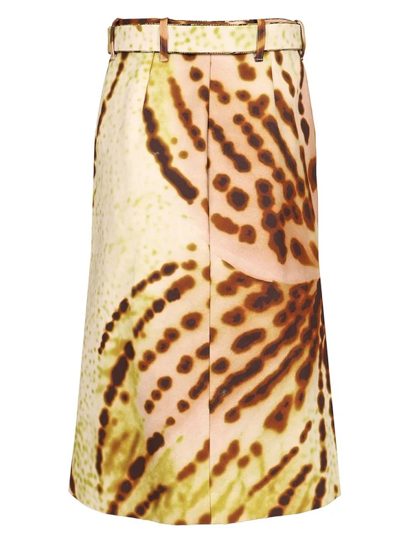 SHERAZ Printed Cotton Skirt - Image 2