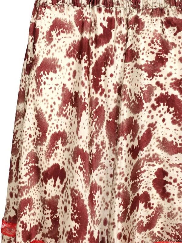 SHAKE Asymmetric Silk Skirt - Image 4