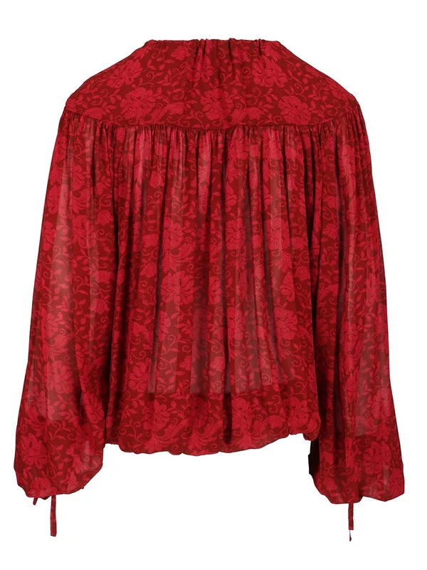 CATTI Floral Pattern Blouse - Image 2