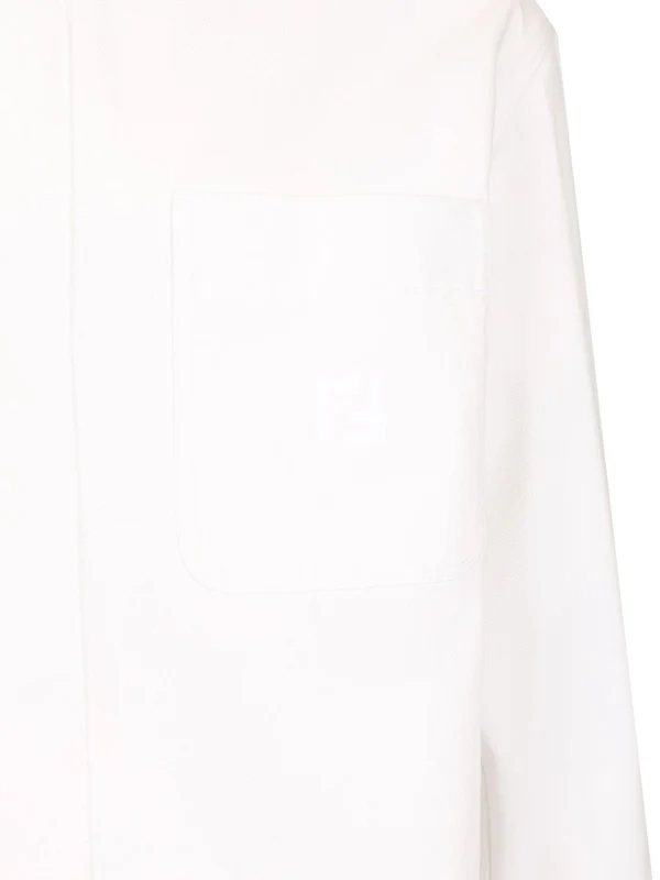 FF Embroidered Denim Shirt - Image 5