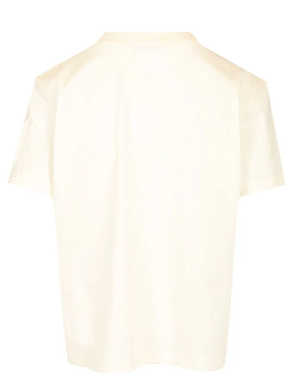 Lace Panel Short Sleeve T-Shirt - Image 2
