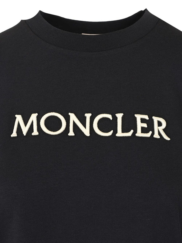 Basic Embroidered Logo Short Sleeve T-Shirt - Image 3