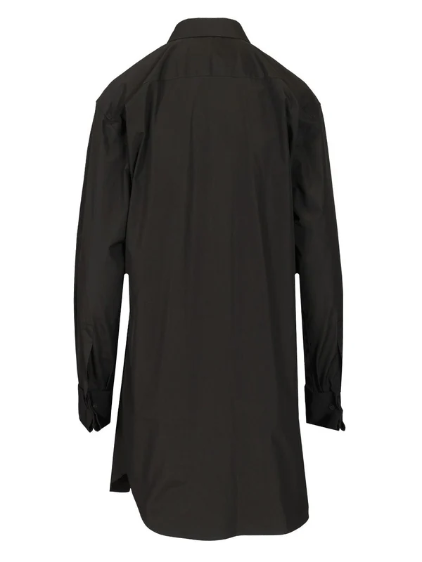 Logo Label Draped Dress - Image 2