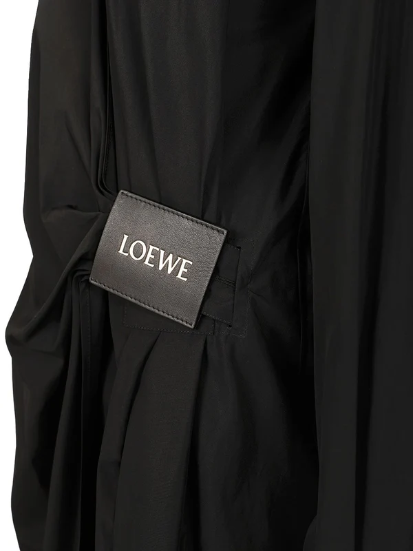 Logo Label Draped Dress - Image 4