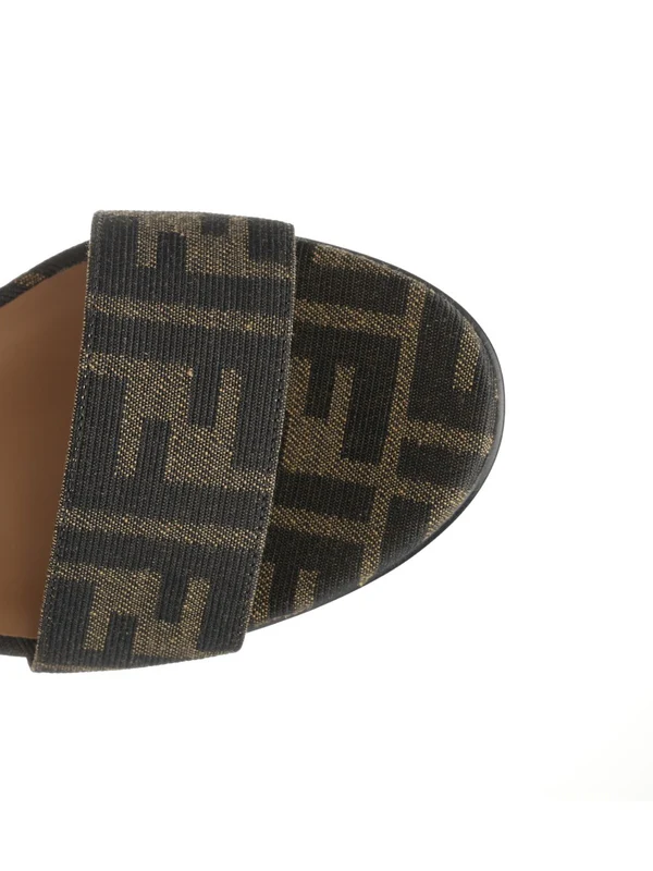 FF Jacquard Sandal Heels - Image 4