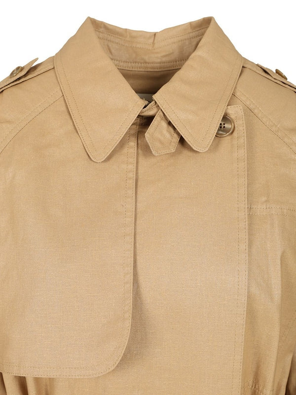 FREANNE Long Trench Coat - Image 5