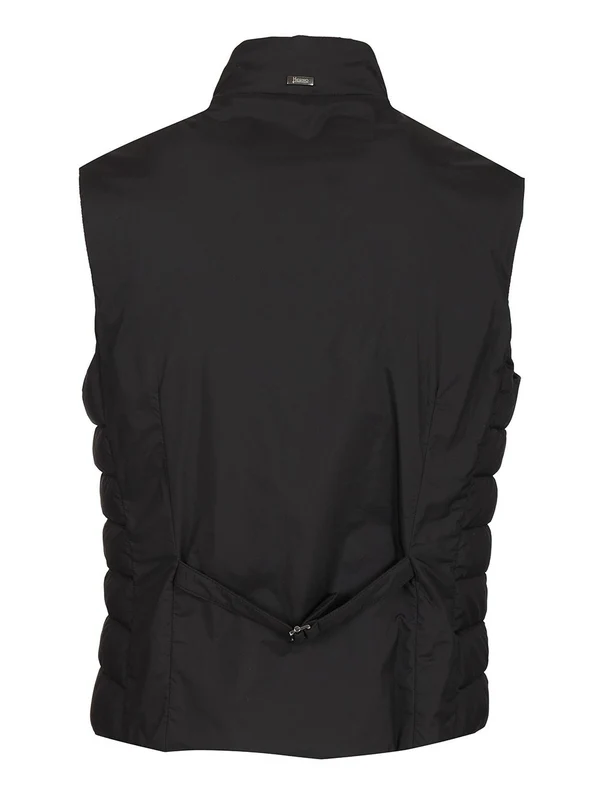 Striped Quilted Padded Vest - Image 2