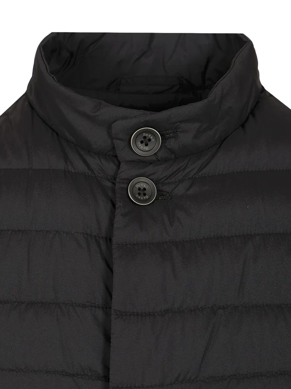 Striped Quilted Padded Vest - Image 4