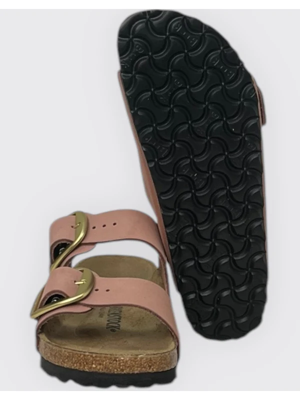 Arizona Big Buckle Strap Leather Sandals - Image 3