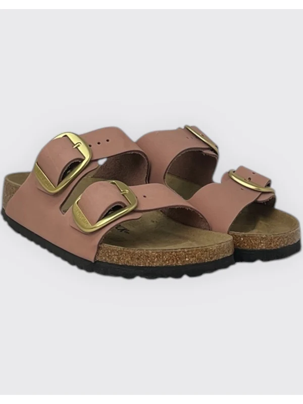 Arizona Big Buckle Strap Leather Sandals - Image 4