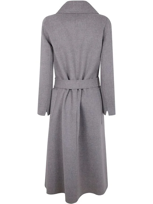Belt Detail Wool Coat - Image 2