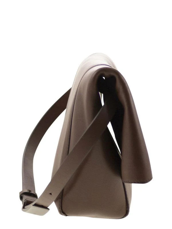 Leather Flap Shoulder Bag - Image 3