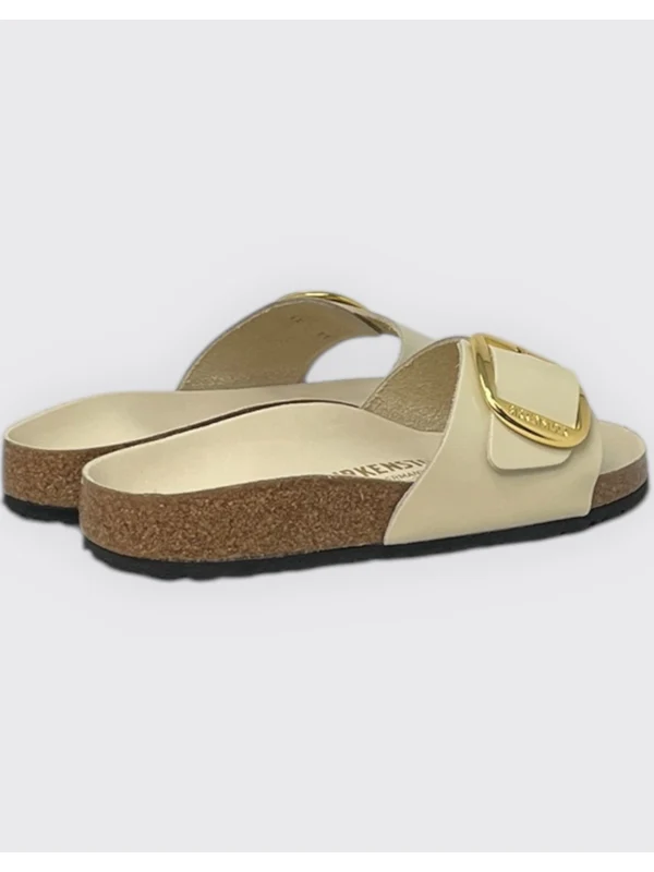 Madrid Big Buckle Leather Slide - Image 2
