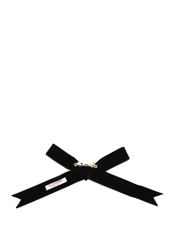 Velvet Bow Hair Clip - Image 2
