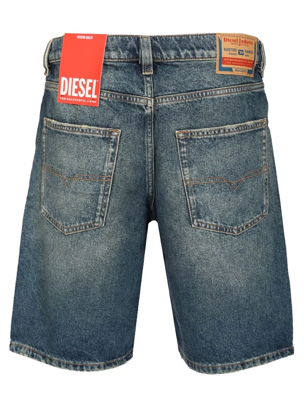 Washed Denim Shorts - Image 2