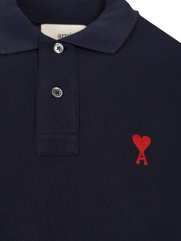 Embroidered Logo Cotton Polo Shirt - Image 3