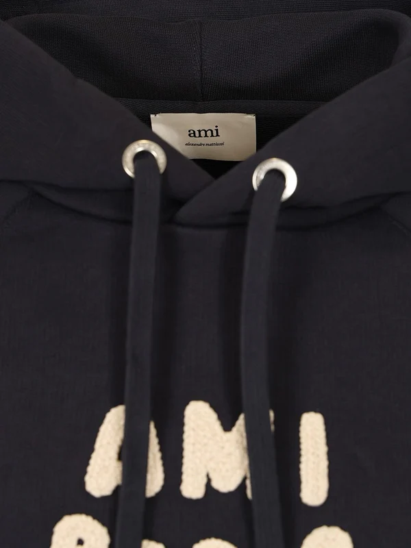 Embroidered Logo Cotton Hoodie - Image 5