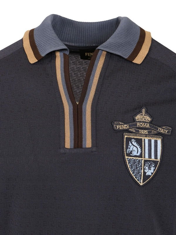 SOCCER FF Jacquard Polo Shirt - Image 3