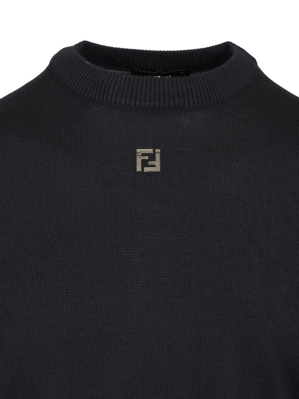 FF Logo Crewneck Wool Knit - Image 4