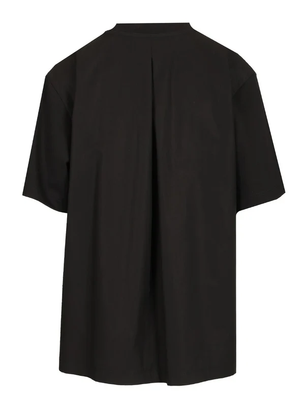 Side Button Logo Patch Short-Sleeve T-Shirt - Image 2