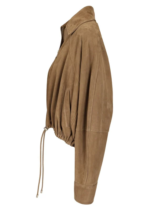 Balloon Suede Jacket - Image 3