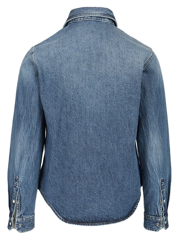 Milano Washed Denim Shirt - Image 2