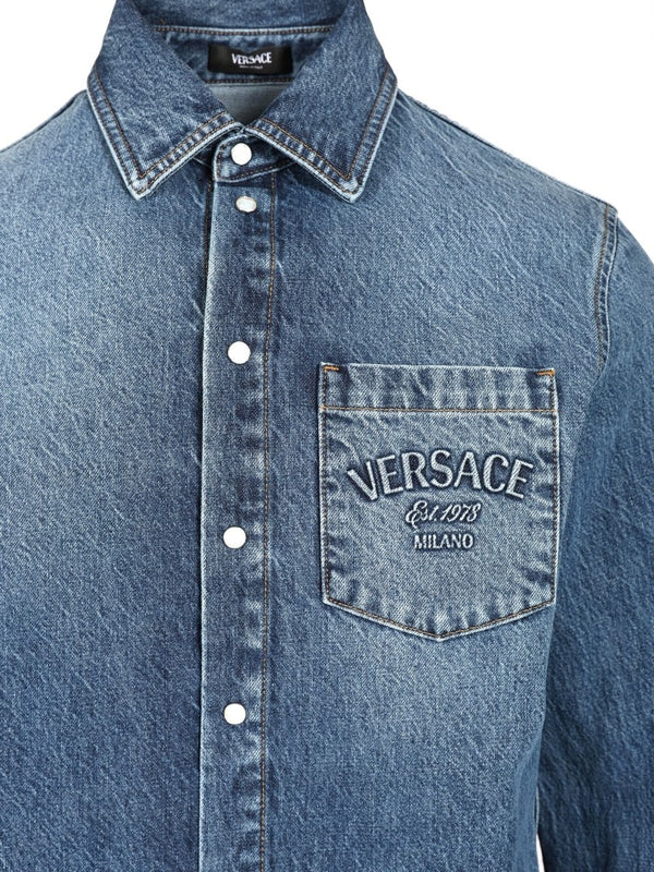 Milano Washed Denim Shirt - Image 4
