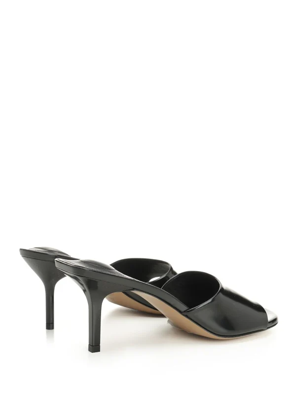 Les Mule Cubisto Leather Sandal Heels - Image 3
