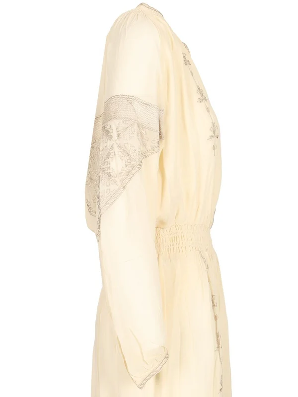 Odilia Silk Long Dress - Image 3