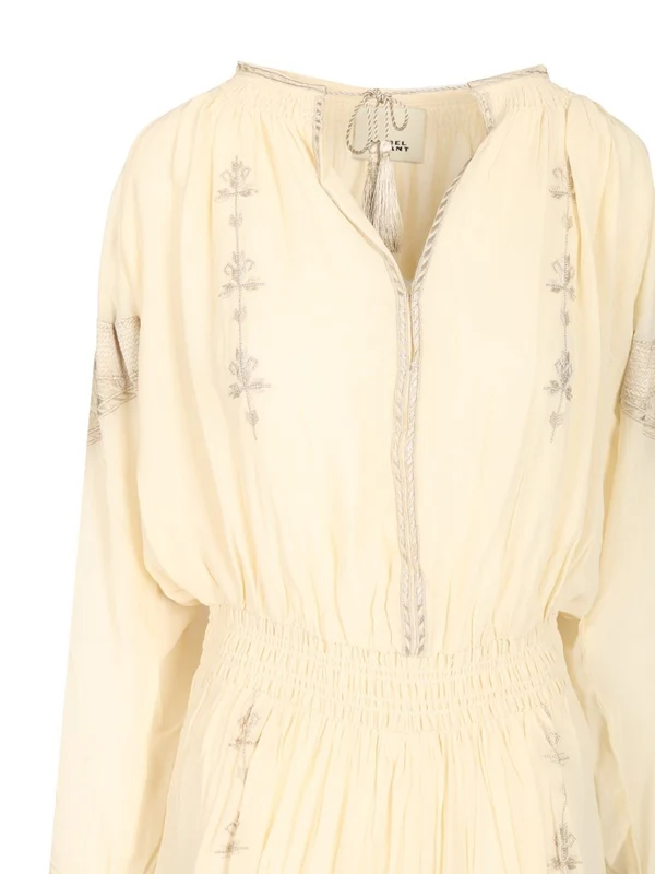 Odilia Silk Long Dress - Image 4