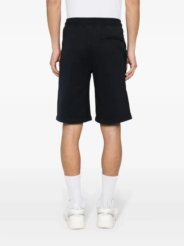 Logo Embroidered Cotton Shorts - Image 4