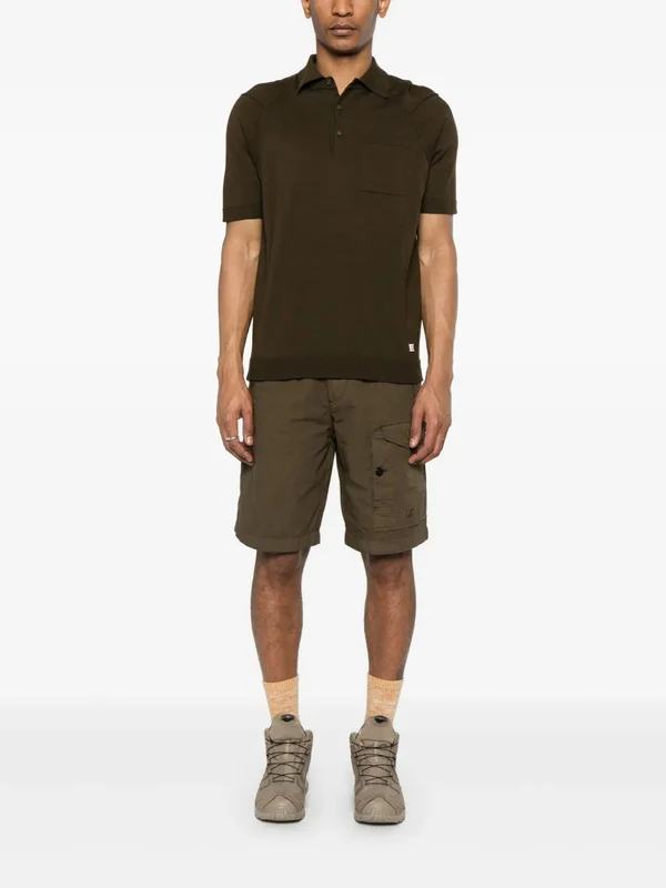 Cotton Cargo Pocket Shorts - Image 2