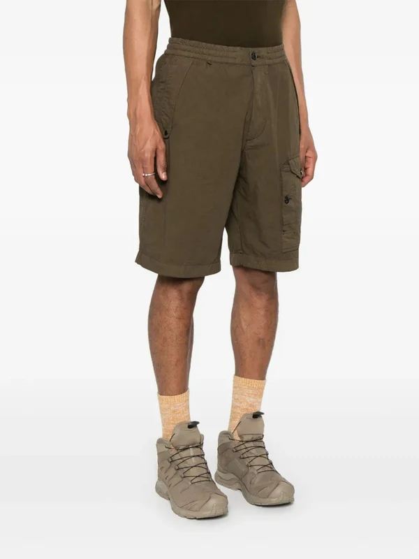 Cotton Cargo Pocket Shorts - Image 3